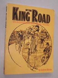 book cover showing line drawing of bicycles