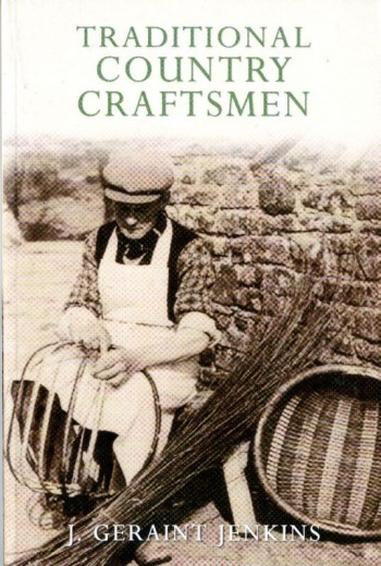 book cover showing man making basket