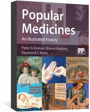 book cover showing medicines advertising