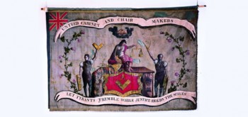 United Cabinet and Chair Makers woven banner
